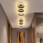 Taklampa med överlappande LED-ringar