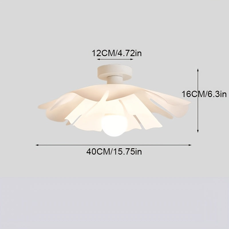 Taklampa blomform