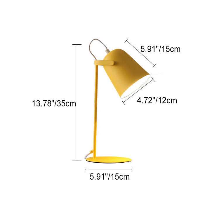 Skrivbordslampa i metall