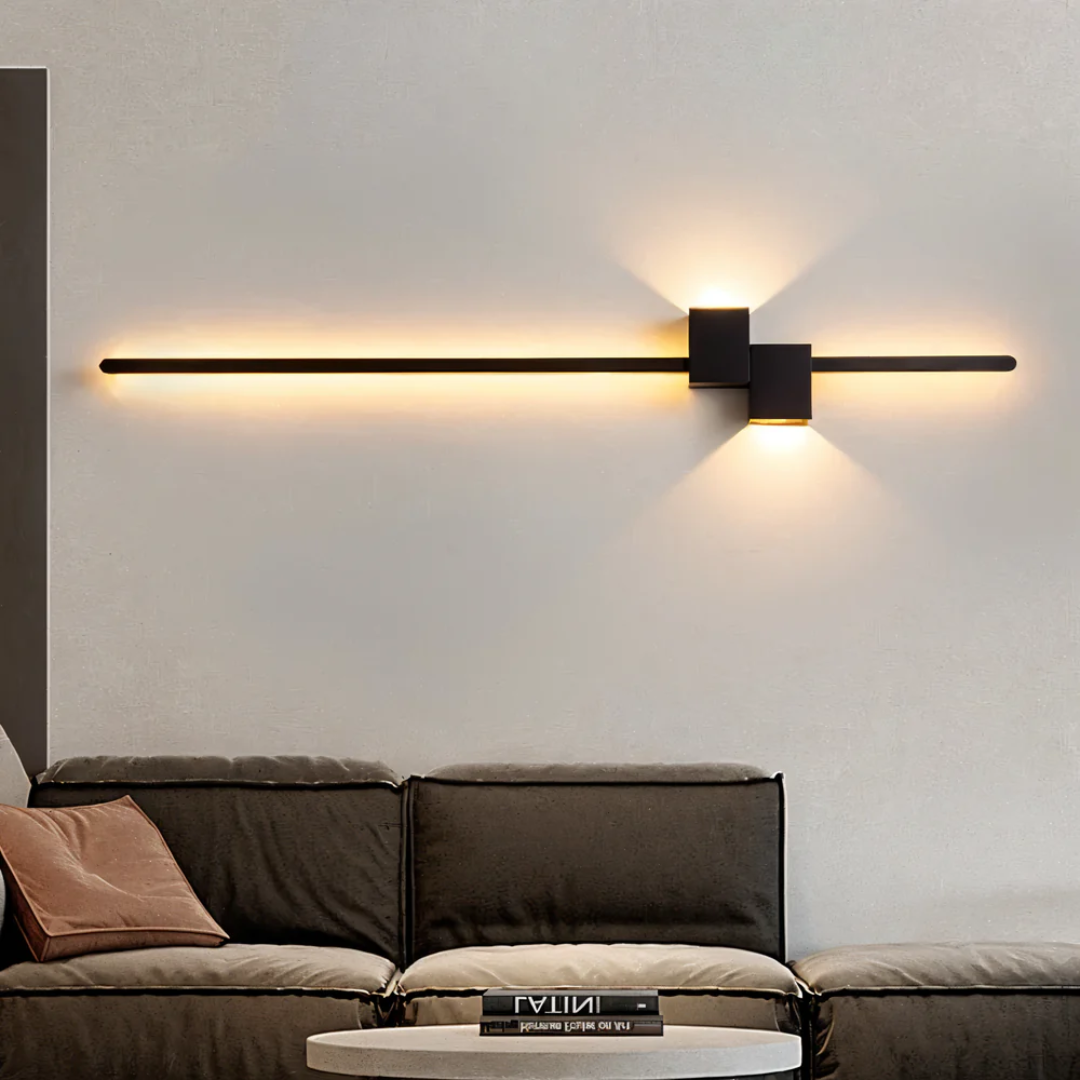 Avlång vägglampa med LED | Spegellampa 60, 80 och 100 cm