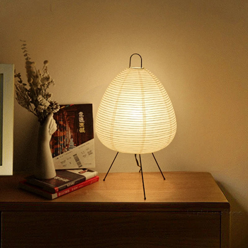 Bordslampa i rispapper