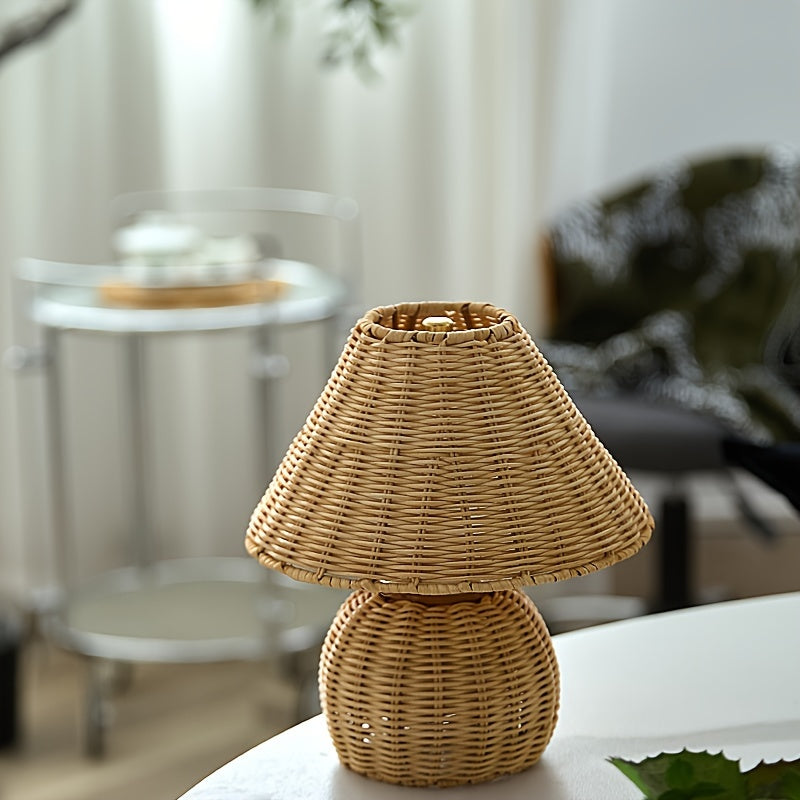 Bordslampa bambuskärm