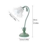 Bordslampa i blomform