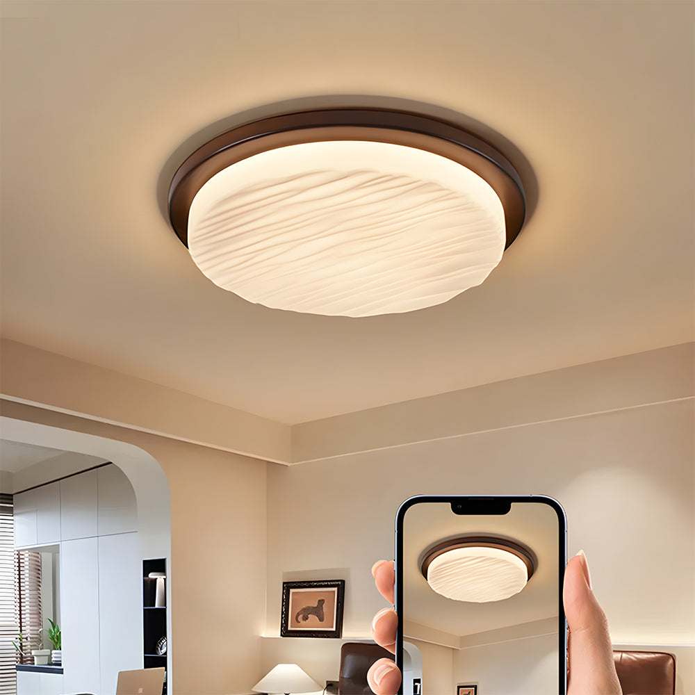 Taklampa i art deco-stil