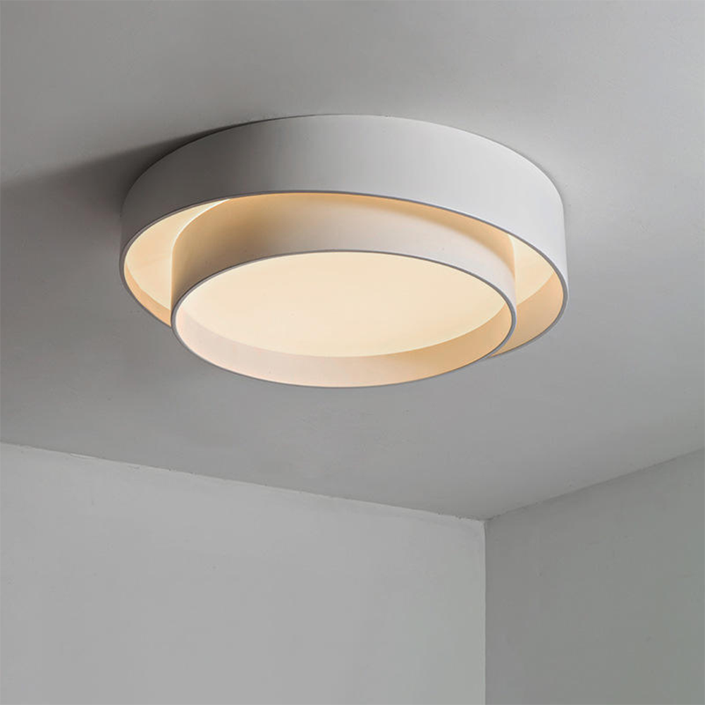 Rund taklampa med LED