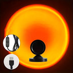 Projektorlampa med solnedgångsljus