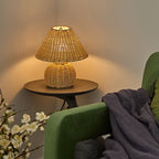 Bordslampa bambuskärm
