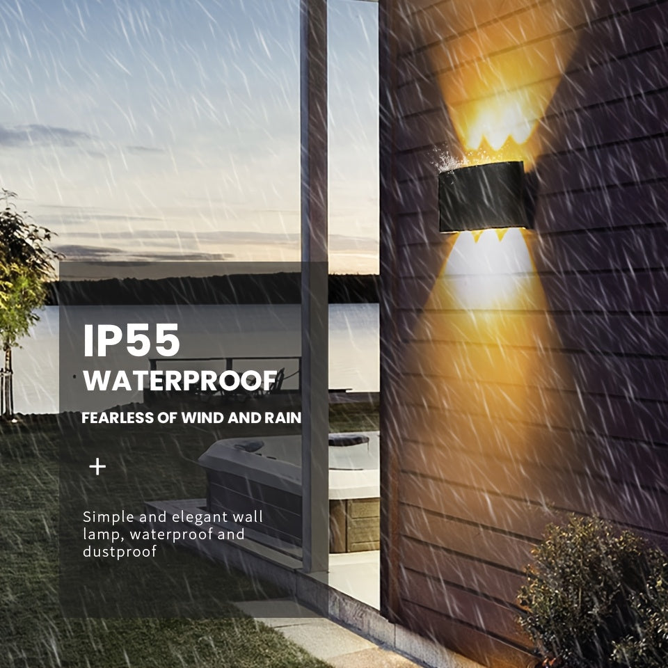 Vägglampa för ute och inne, IP55