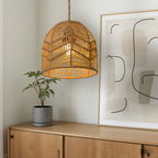 Lampskärm i papperssnöre