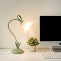 Bordslampa i blomform