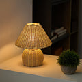 Bordslampa bambuskärm
