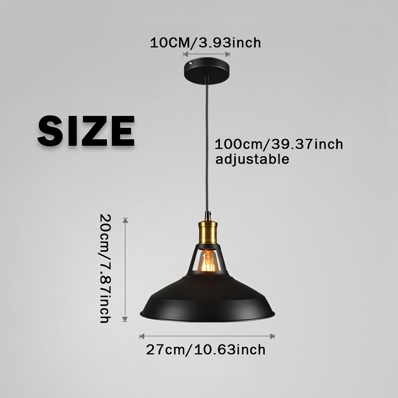 Taklampa metall industriell