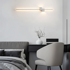 Avlång vägglampa med inbyggd LED