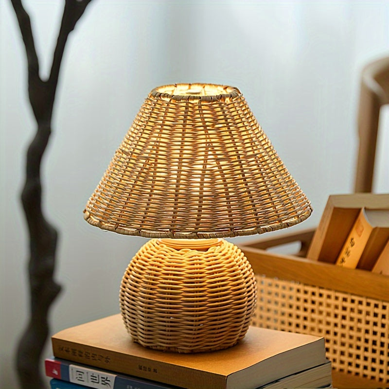Bordslampa bambuskärm