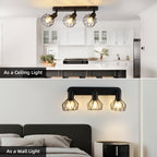 Taklampa med tre spotlights