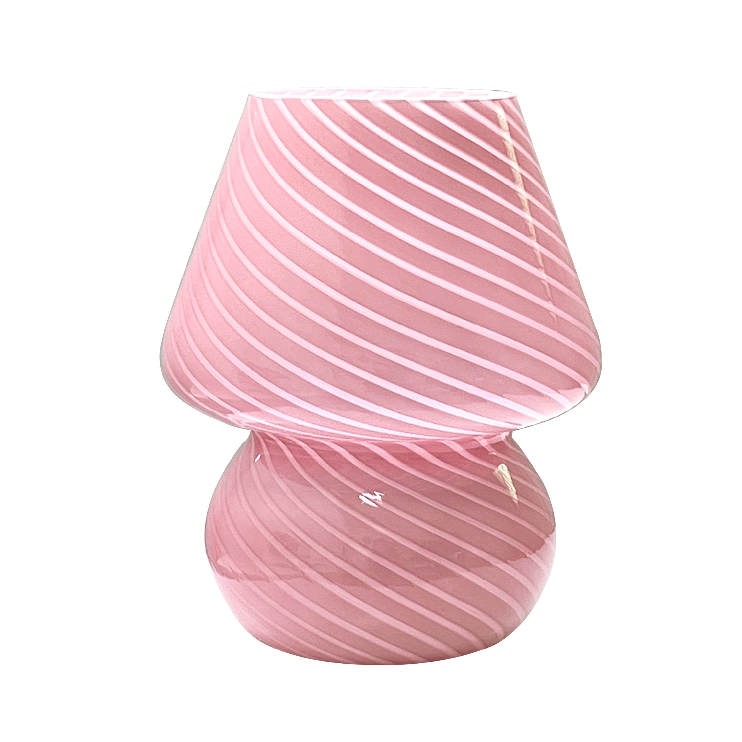 Bordslampa i munblåst glas