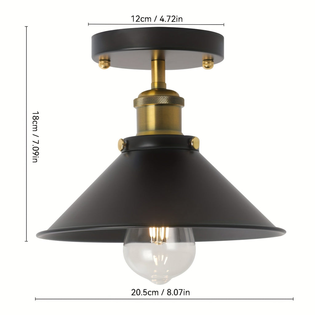 Plafond i svart metall