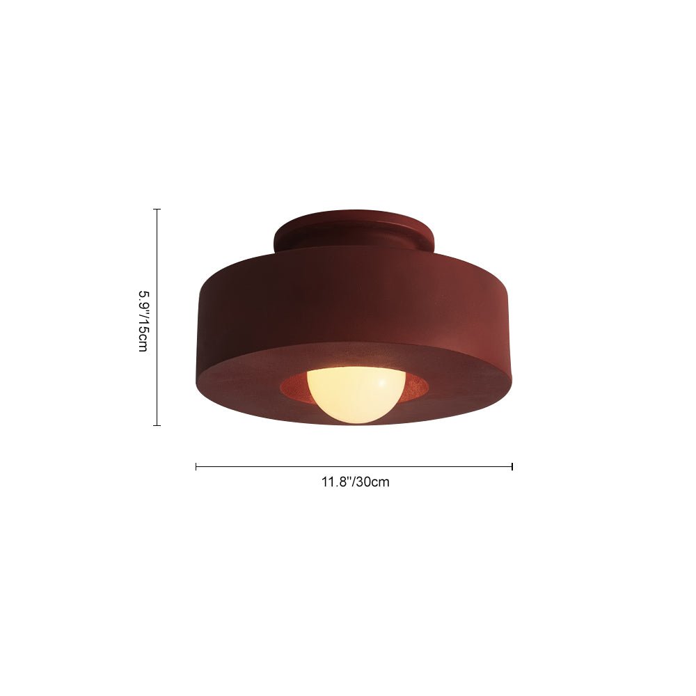 Cylinderformad taklampa