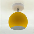 Plafond i aluminium med pastellfärg