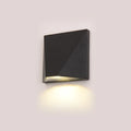 Utomhusvägglampa i svart aluminium