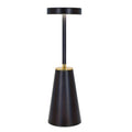 Sladdlös bordslampa med guldkant