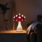 Bordslampa formad som en svamp