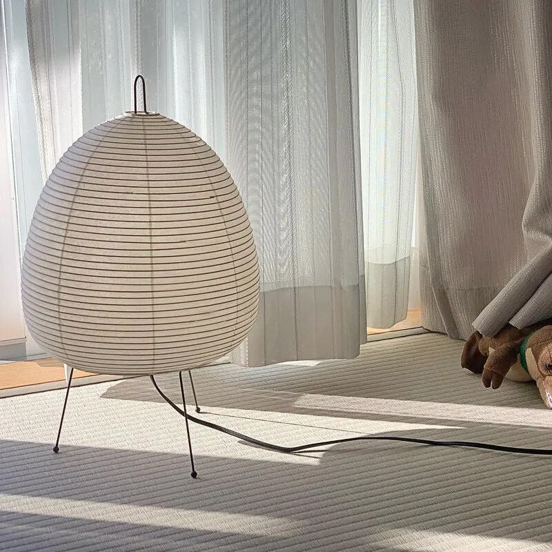 Bordslampa i rispapper