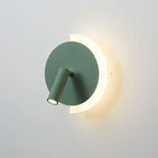 Vägglampa med ljusring och lässpot