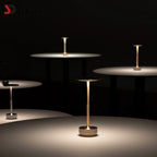 Bordslampa i aluminium, uppladdningsbar
