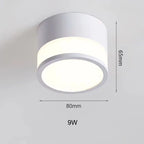 Utanpåliggande LED-downlight