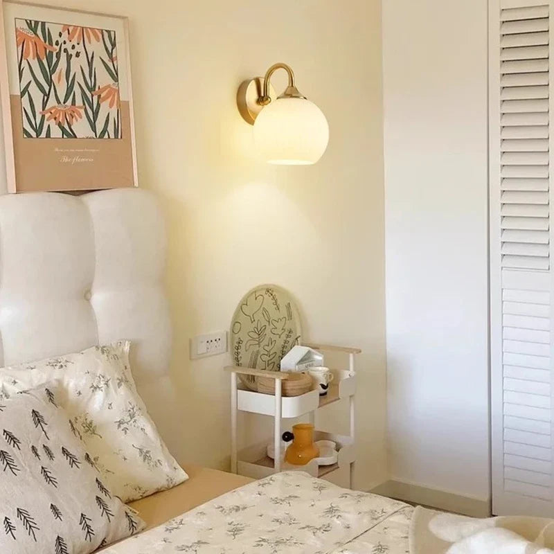 Vägglampa krom