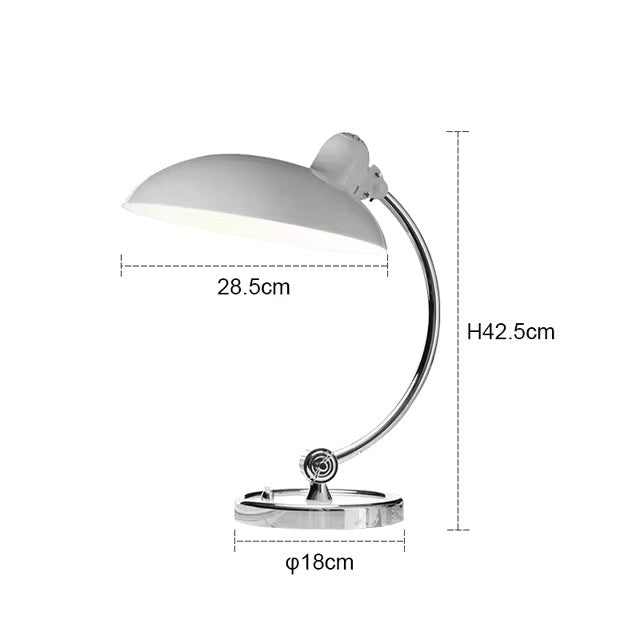 Bordslampa med böjd arm