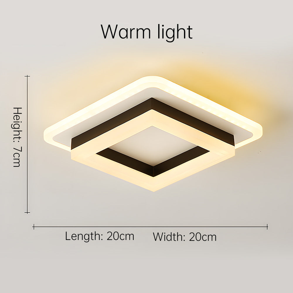 Kvadratisk LED-plafond