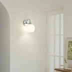 Vägglampa krom