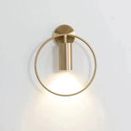 Vägglampa med roterbar ring
