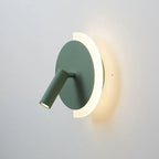 Vägglampa med ljusring och lässpot