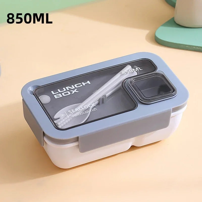 Matlåda 850 eller 1100 ml | Lunchlåda med besticksfack