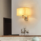 Vägglampa med läslampa