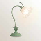 Bordslampa i blomform