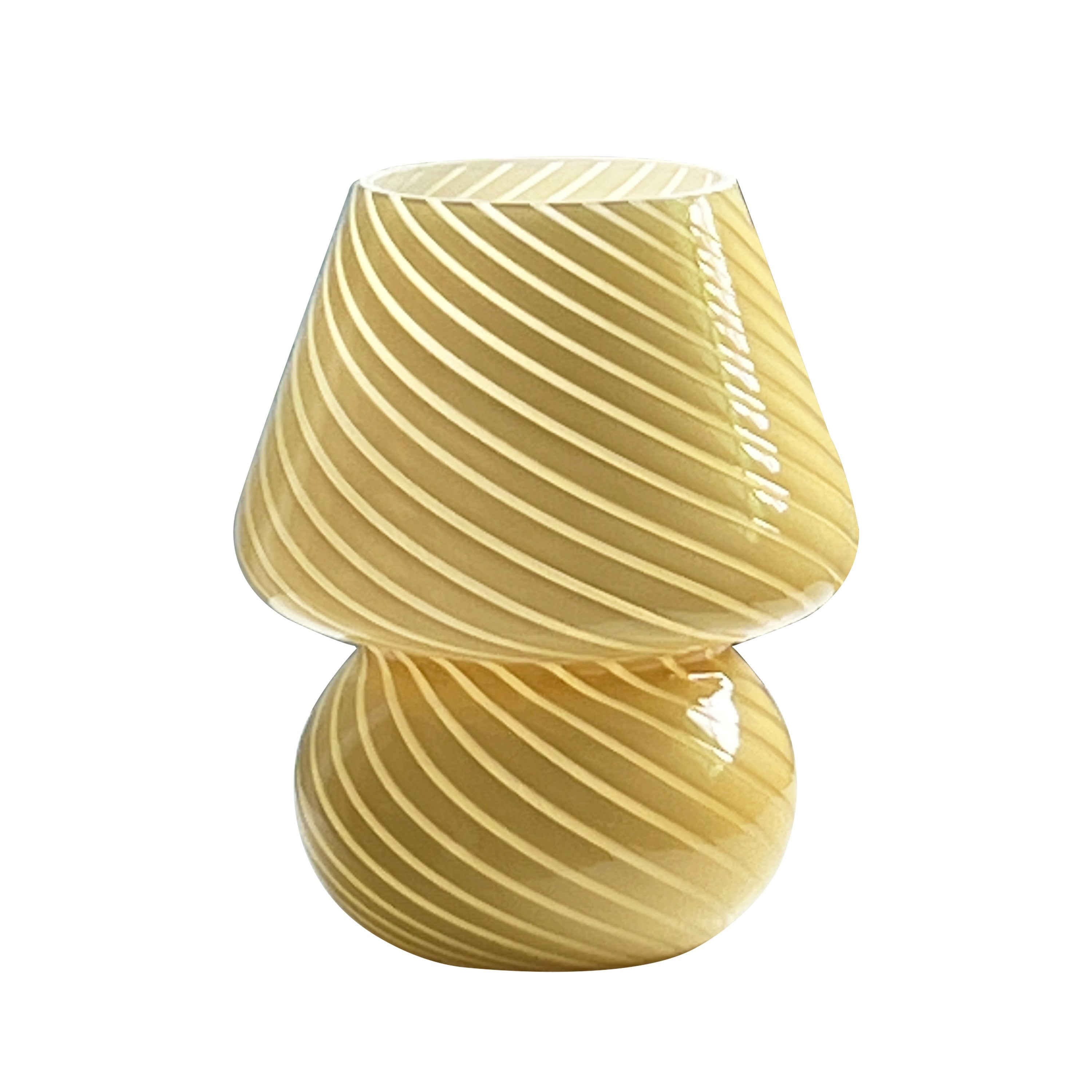Bordslampa i munblåst glas