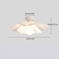 Taklampa blomform