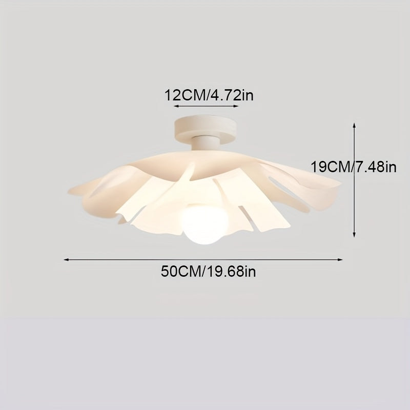 Taklampa blomform
