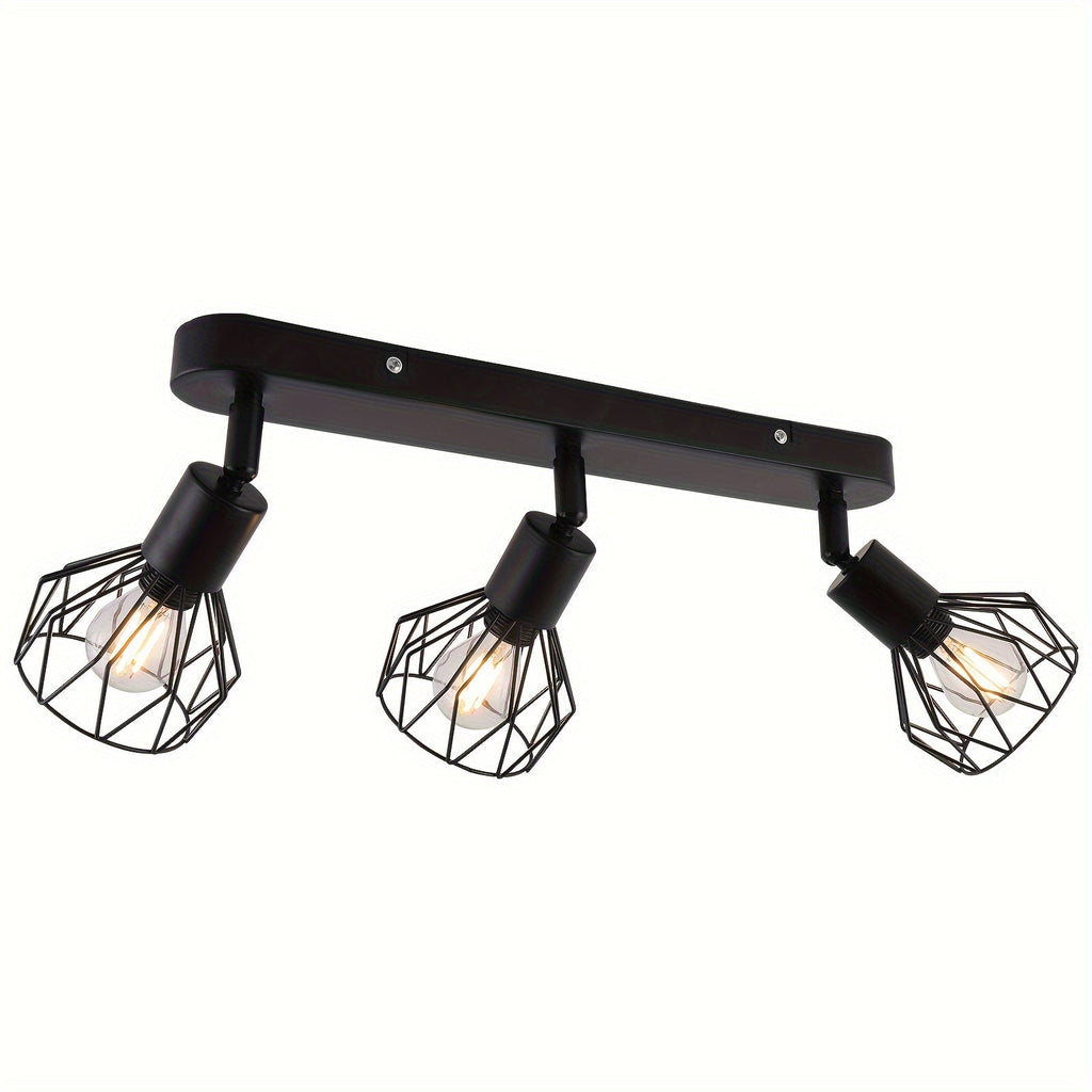 Taklampa med tre spotlights