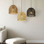 Lampskärm i papperssnöre