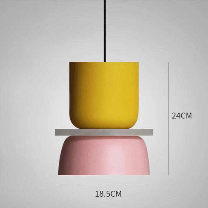 Pendellampa i pastellfärg | Taklampa med LED för köksö