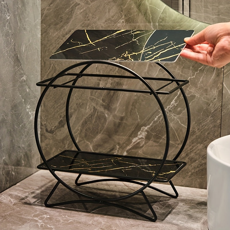Badrumshylla i metall