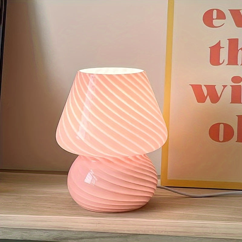 Bordslampa i munblåst glas