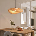 Lampskärm i handflätad bambu