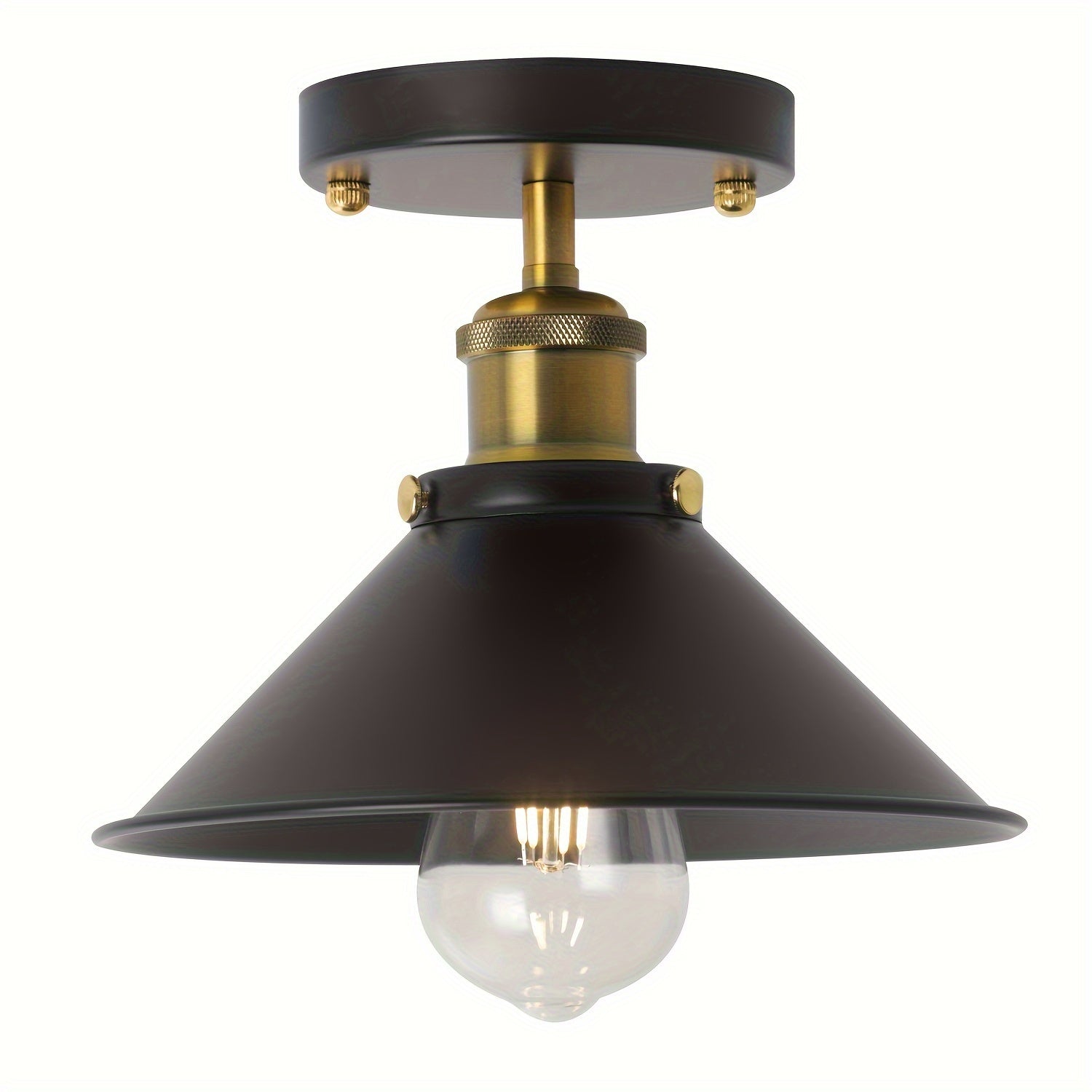 Plafond i svart metall