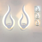Vägglampa flamform